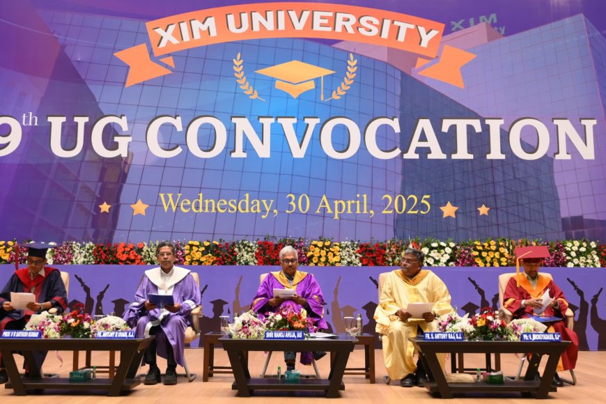ଏକ୍ସଆଇଏମ୍ ୟୁନିଭର୍ସିଟିର ୯ତମ ୟୁଜି କନ୍‌ଭୋକେସନ୍  ୫୬୦ ଜଣଙ୍କୁ ୟୁଜି ଡିଗ୍ରୀ ପ୍ରଦାନ!